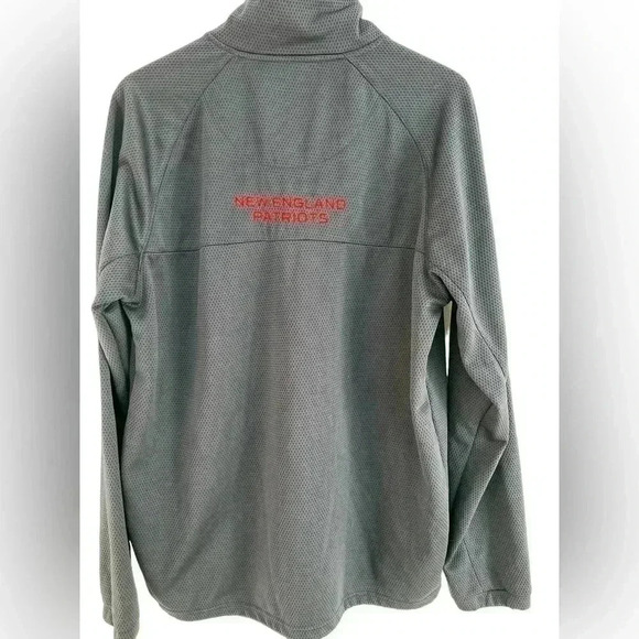 NFL New England Patriots Men’s Quarter Zip Pullover Size Large - Picture 3 of 9